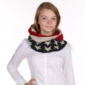 USA stars and stripes cowl infinity scarf New
